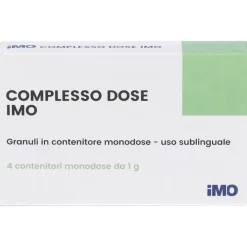 Imo Complesso Dose Rimedio Omeopatico per Pollinosi 4 Tubi Globuli