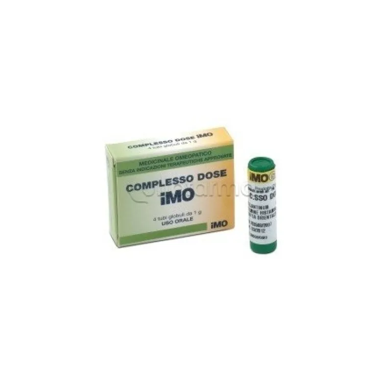 Imo Complesso Dose Rimedio Omeopatico per Pollinosi 4 Tubi Globuli