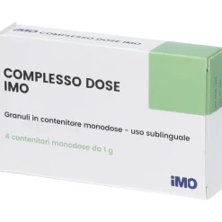 Imo Complesso Dose Rimedio Omeopatico per Pollinosi 4 Tubi Globuli