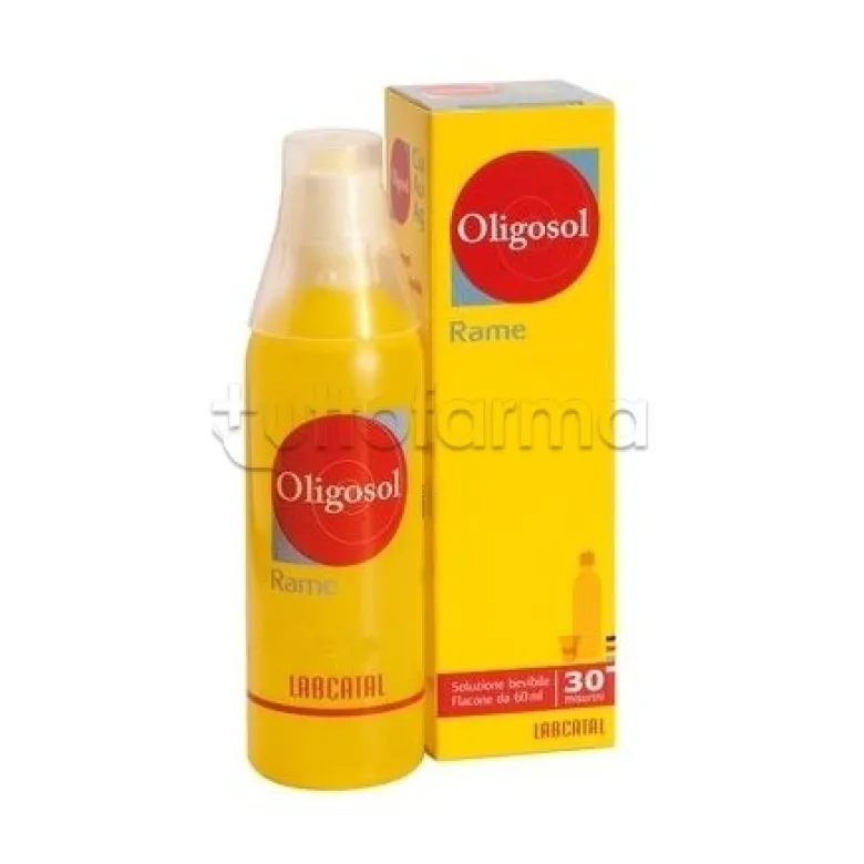 IMO Labcatal Oligosol Oligoelementi Rame Flacone 60ml