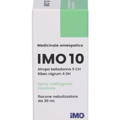 IMO 10 Spray Sublinguale Omeopatico per Mal di Gola 30ml