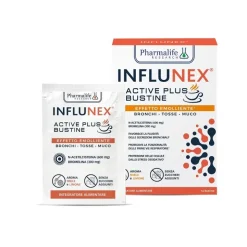 Influnex Active Plus Emolliente per Benessere Vie Respiratorie 14 Bustine