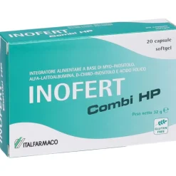 Inofert Combi HP Integratore per Funzionalità Ovarica 20 Capsule Molli