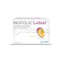 Inofolic Luteal Integratore per Gravidanza 20 Capsule Molli