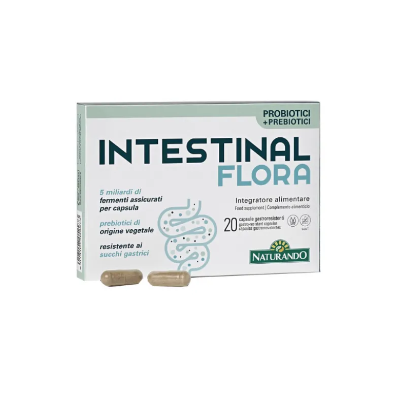 Intestinal Flora Integratore per Intestino 20 Capsule