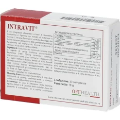 Intravit Integratore per Benessere Occhi e Vista 30 Compresse