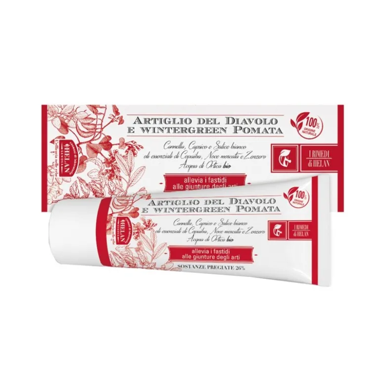 I Rimedi di Helan Artiglio Diavolo Wintergreen Pomata per Sollievo Cutaneo 75ml