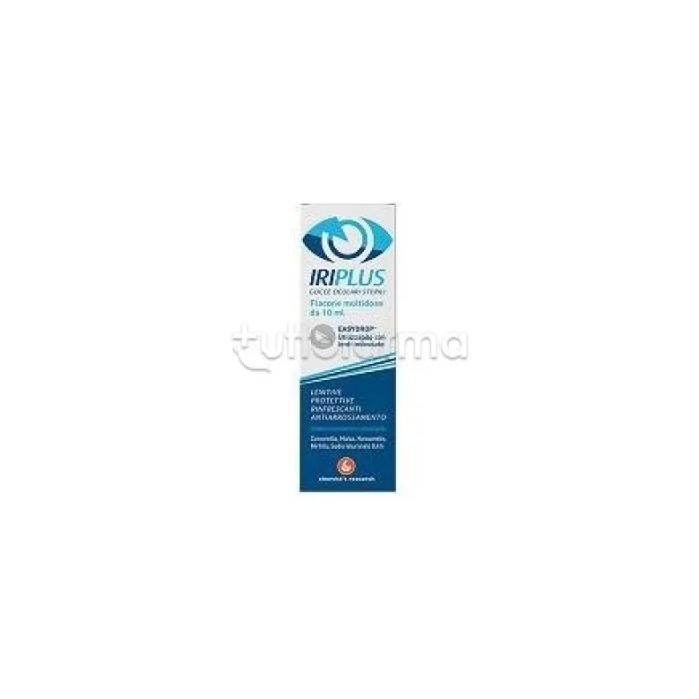 Iriplus EasyDrop Collirio per Occhi Secchi e Arrossati 10ml