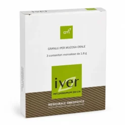 Iver OTI 200CH 3 Tubi Dose Rimedio Omeopatico Prevenzione Influenza