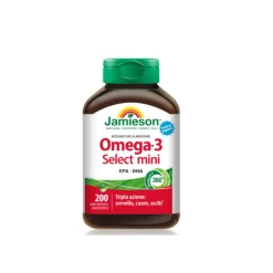 Jamieson Omega 3 Select Mini Integratore per Cuore 200 Piccole Perle