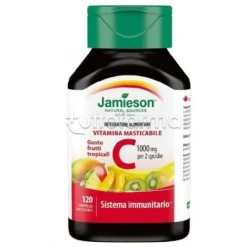 Jamieson Vitamina C Frutti Tropicali Integratore per Sistema Immunitario 120 Compresse