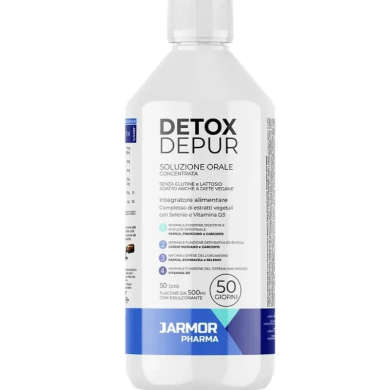 Jarmor Detox Depur Integratore Depurativo per Corpo Soluzione Orale 500ml