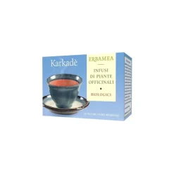 Karkadè Bustine Filtro per Infuso Senza Caffeina 20 Bustine Filtro