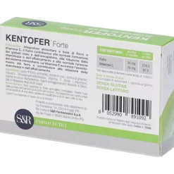 Kentofer Forte Integratore per Carenza di Ferro 20 Capsule