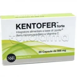 Kentofer Forte Integratore per Carenza di Ferro 20 Capsule