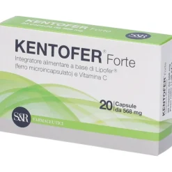 Kentofer Forte Integratore per Carenza di Ferro 20 Capsule