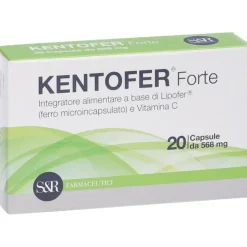 Kentofer Forte Integratore per Carenza di Ferro 20 Capsule
