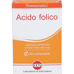 Kos Acido Folico Integratore per Gravidanze 60 Compresse