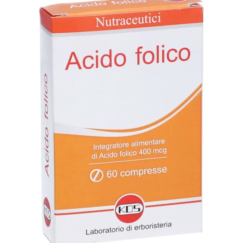 Kos Acido Folico Integratore per Gravidanze 60 Compresse