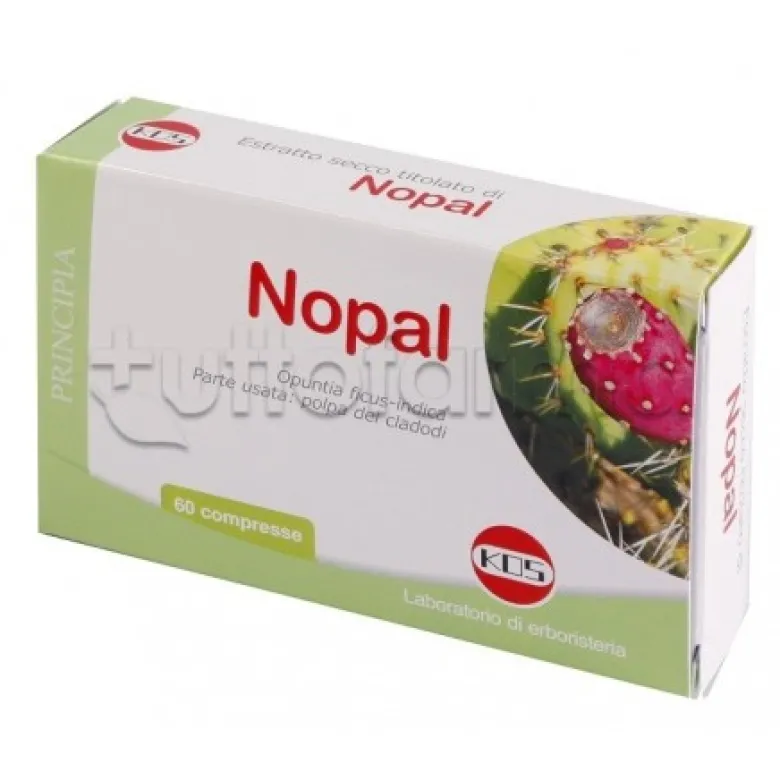 Kos Nopal Estratto Secco Integratore per Peso Corporeo 60 Compresse
