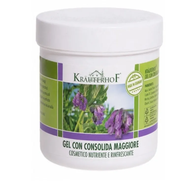 Krauterhof Gel con Consolida Maggiore Effetto Rinfrescante 250 ml