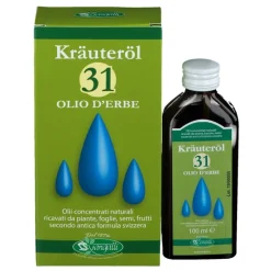 Krauterol Olio 31 Erbe Oli Essenziali per Dolori e Massaggi 100ml