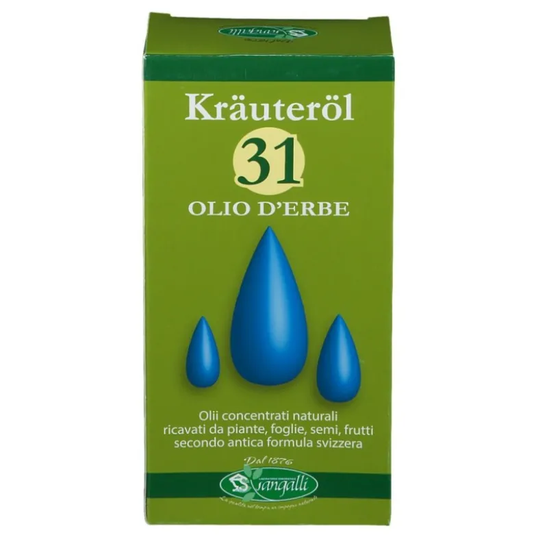 Krauterol Olio 31 Erbe Oli Essenziali per Dolori e Massaggi 100ml