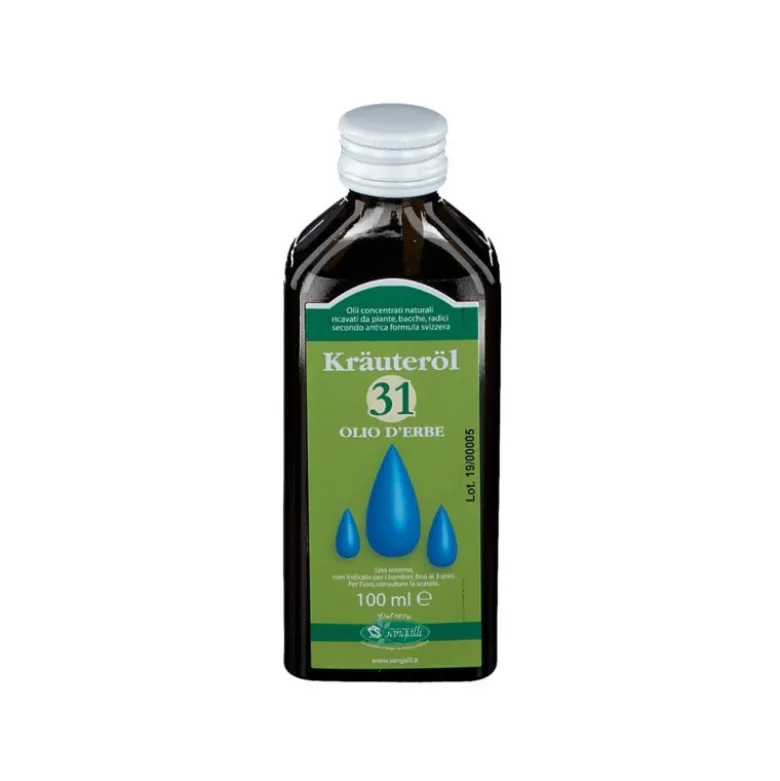Krauterol Olio 31 Erbe Oli Essenziali per Dolori e Massaggi 100ml