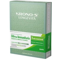 Kronos Cofanetto Difesa Immunitaria Vitamina B12 + Vitamina C 30 + Vitamina D 90 Compresse