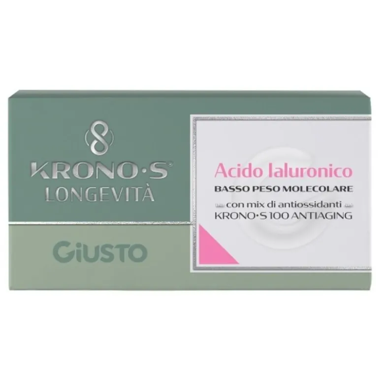 Kronos Longevità Integratore Alimentare con Acido Ialuronico 10 Bustine