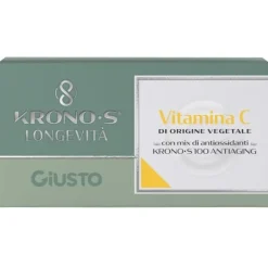 Kronos Vitamina C Integratore Alimentare Rinforzo del Sistema Immunitario 30 Compresse