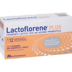 Lactoflorene Plus Fermenti Lattici con Vitamine 12 Flaconcini 10 ml