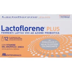 Lactoflorene Plus Fermenti Lattici con Vitamine 12 Flaconcini 10 ml