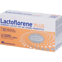 Lactoflorene Plus Fermenti Lattici con Vitamine 12 Flaconcini 10 ml