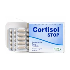 Larix Cortisol Stop Ashwagandha per Stress e Stanchezza Mentale60 Capsule