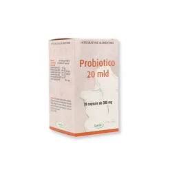 Larix Probiotic 20 Miliardi Integratore per Benessere Intestinale 70 Capsule