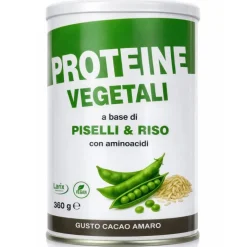 Larix Proteine Vegetali Integratore Massa Muscolare Cacao 360g