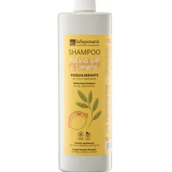 La Saponaria Shampoo Riequilibrante Salvia Bio E Limone 1 Litro