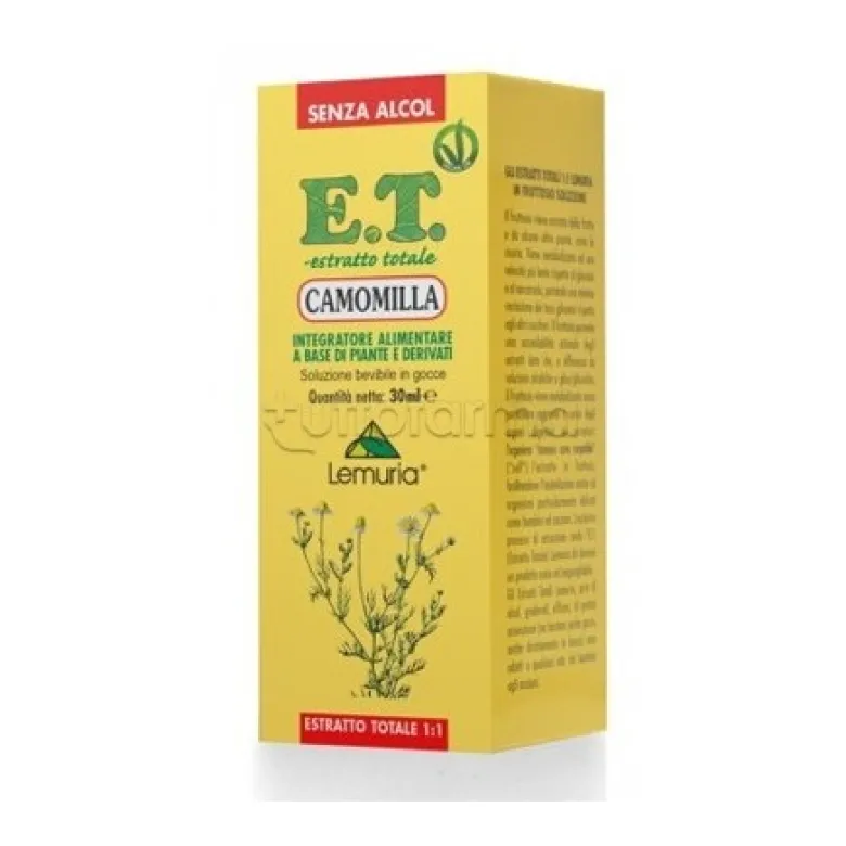 Lemuria Camomilla Estratto Totale per Sonno 30ml