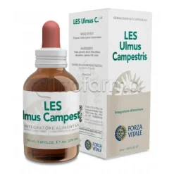 Les Ulmus Campestris Integratore per Acne per Pelle Impura Flacone 50 ml