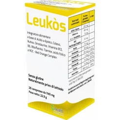 Leukos 4h Integratore per Pressione e Sistema Nervoso 20 Compresse Divisibili
