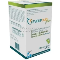 LevelipDuo Plus Integratore per il Colesterolo 28 Stick Liquidi