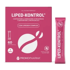 Liped Kontrol Integratore Alimentare per Benessere e Leggerezza Gambe 60 Stick