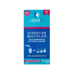 Liquid IV Hydration Multiplier Integratore Idratante con Vitamine 10 Stick Passion Fruit