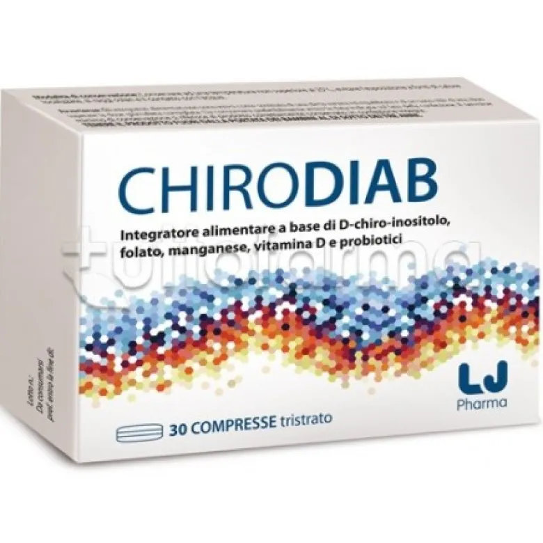 LJ Pharma Chirodiab Integratore per Intestino 30 Compresse Tristrato