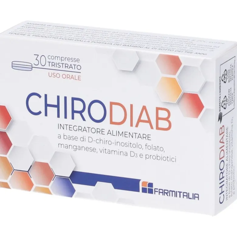 LJ Pharma Chirodiab Integratore per Intestino 30 Compresse Tristrato