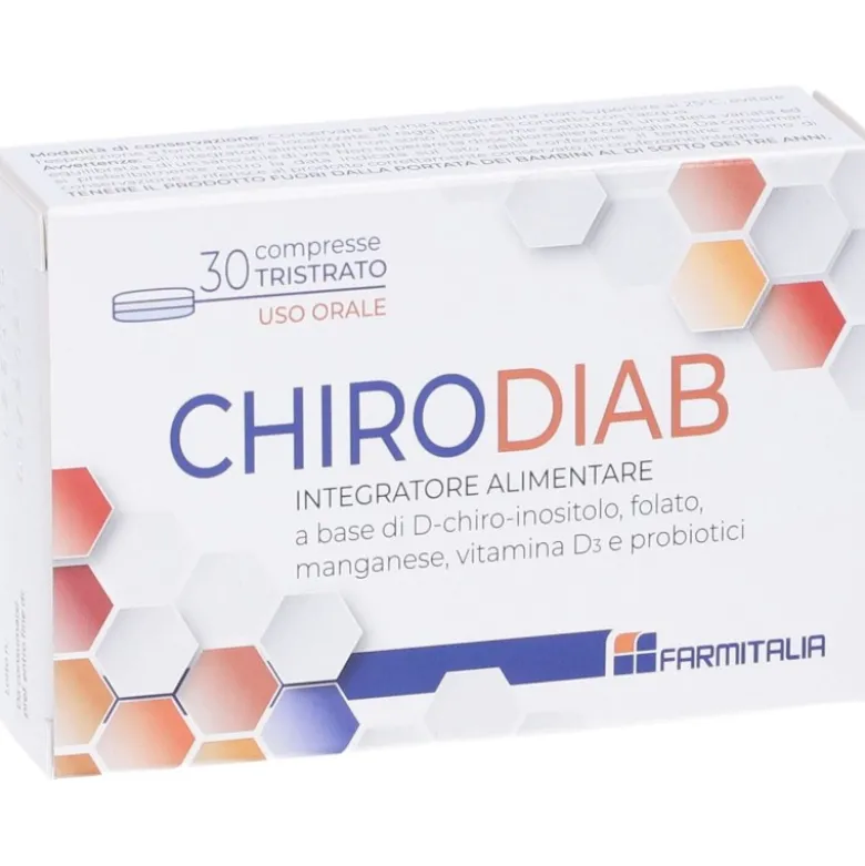 LJ Pharma Chirodiab Integratore per Intestino 30 Compresse Tristrato