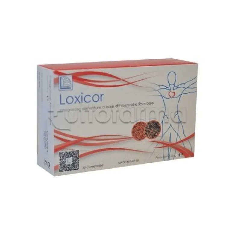 Logidex Loxicor Integratore per Colesterolo 30 Compresse