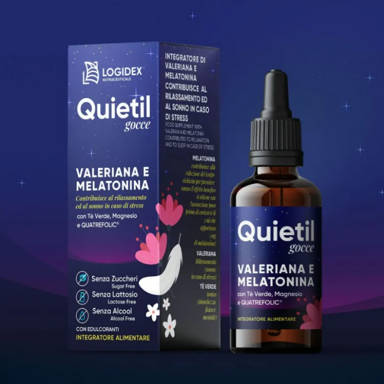 Logidex Quietil Integratore per Sonno Gocce 30ml