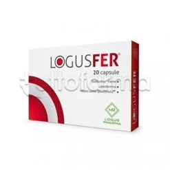 Logusfer Integratore con Ferro 20 Capsule